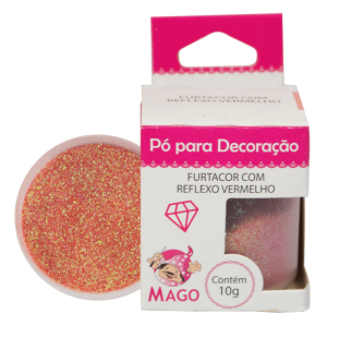 PÓ PARA DECORAÇÃO FURTACOR REFLEXO VERMELHO - MAGO