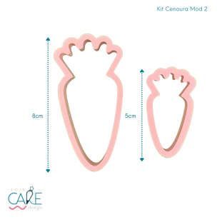 KIT CENOURA MODELO 2 - (2 PEÇAS) - LOJA CAKE DESIGN