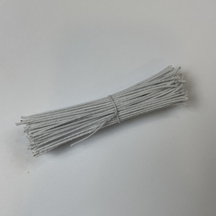 ARAME NACIONAL 10 CM CALIBRE 20 BRANCO  (MAÇO COM 100 UNIDADES)