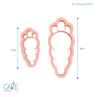 KIT CENOURA MODELO 1 (2 PEÇAS) - LOJA CAKE DESIGN