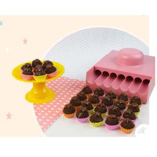 ENROLADOR DE DOCES ROSA N6 - 8G - (2 PEÇAS) - BLUE STAR