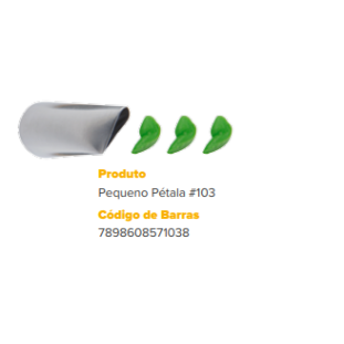 BICO INOX PÉTALA #103 P