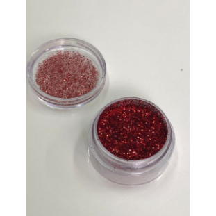 BRILHO PARA SUPERFÍCIE GLITTER VERMELHO 20PP 1,5g