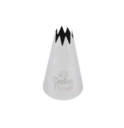 BICO DE CONFEITAR PITANGA ABERTA (P) Nº 22 - CAKE BRASIL