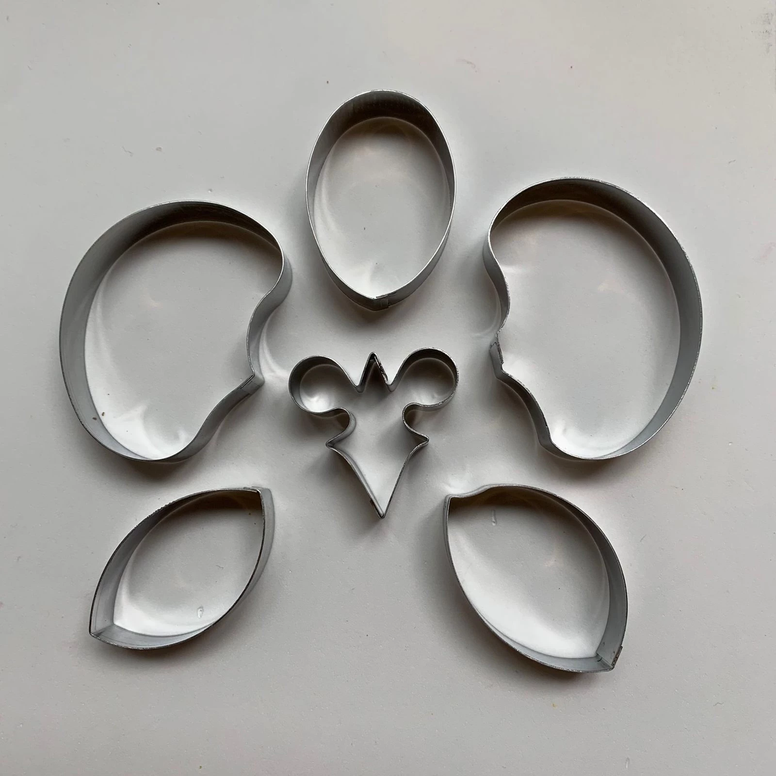 CORTADOR INOX DE ORQUIDEA PHALAEANOPSIS GIGANTE (6 PEÇAS)