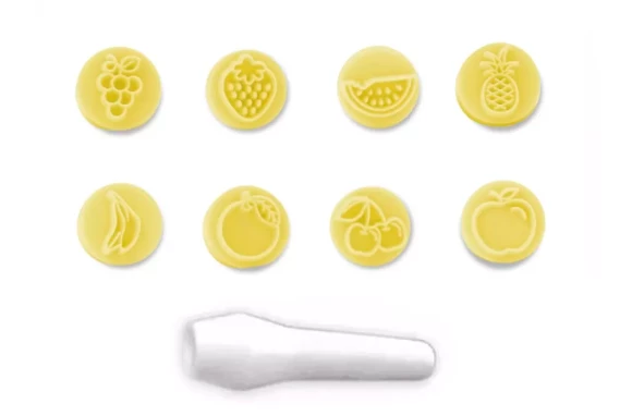 KIT MINI CARIMBOS FRUTAS - BLUE STAR