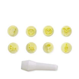 KIT MINI CARIMBOS BABY AMARELO - BLUE STAR