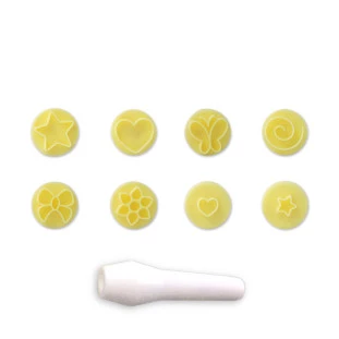 KIT MINI CARIMBOS ESSENCIAIS AMARELO - BLUE STAR
