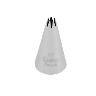 BICO DE CONFEITAR ESTRELA FECHADA (P) Nº 27 - CAKE BRASIL