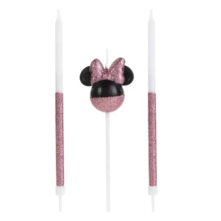 VELA MINNIE 360 MEIO GLITTER ROSÈ 