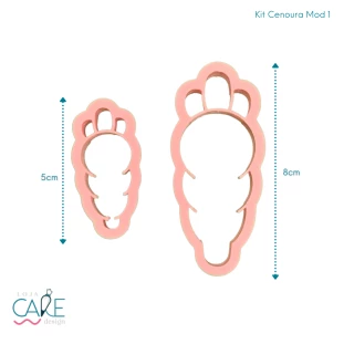 KIT CENOURA MODELO 1 (2 PEÇAS) - LOJA CAKE DESIGN