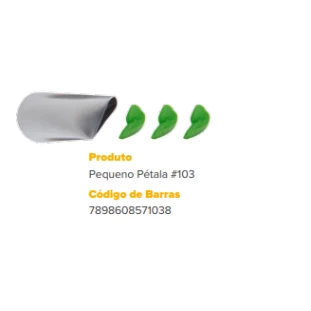 BICO INOX PÉTALA #103 P