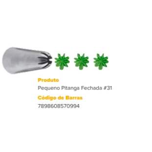 BICO INOX PITANGA FECHADO #31 P