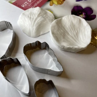 KIT PÉTALA DE PEÔNIA COM SÉPALA  (CORTADORES E MARCADOR) - LINHA PROFISSIONAL