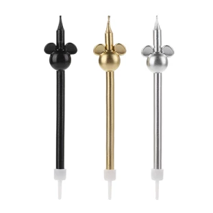 VELA PALITO MICKEY  3 CORES METALIZADAS