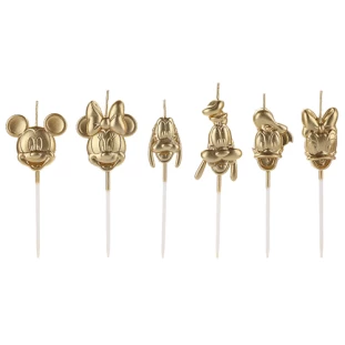VELA TURMA DO MICKEY DOURADA