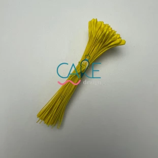 PISTILOS/ESTAMES PARA FLORES- AMARELO