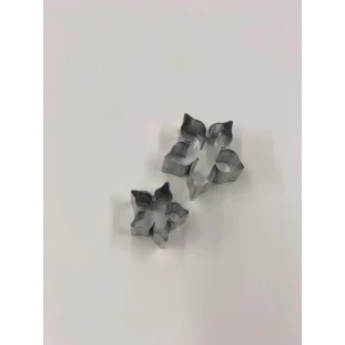 CORTADOR INOX DE PÉTALAS DE JASMIM DE MADAGASCAR (2 PEÇAS) - LINHA PROFISSIONAL