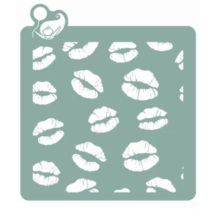 ESTÊNCIL KISSES -  MEU ESTÊNCIL