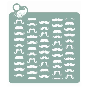 ESTÊNCIL MUSTACHE -  MEU ESTÊNCIL