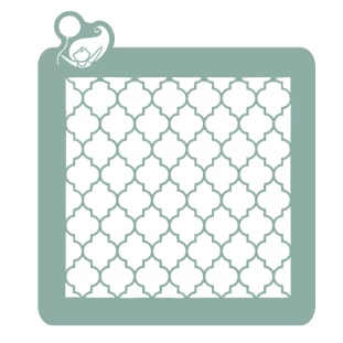 ESTÊNCIL QUATREFOIL 2 - MEU ESTÊNCIL
