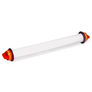 ROLO P/ MASSAS COM REGULAGEM DE ALTURA 40CM X 4,5CM 