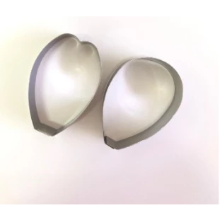 CORTADORES  INOX DE PÉTALA DE TULIPA LISA - LINHA PROFISSIONAL