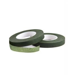 2 FITAS PARA FLORES  VERDE ESCURA TAIWAN  29M CADA  fita floral 