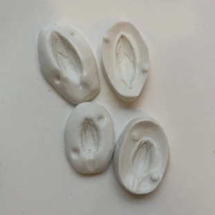 MOLDE BOTÕES DE HIBISCO P e M - LINHA  PROFISSIONAL